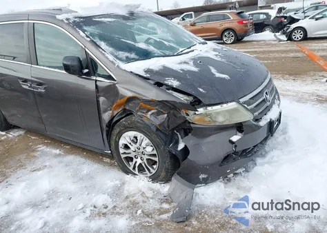 2011 Honda Odyssey Ex-L from USA, damaged, VIN 5FNRL5H60BB039566